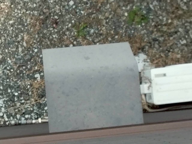 加古川市　換気フードのへこみ