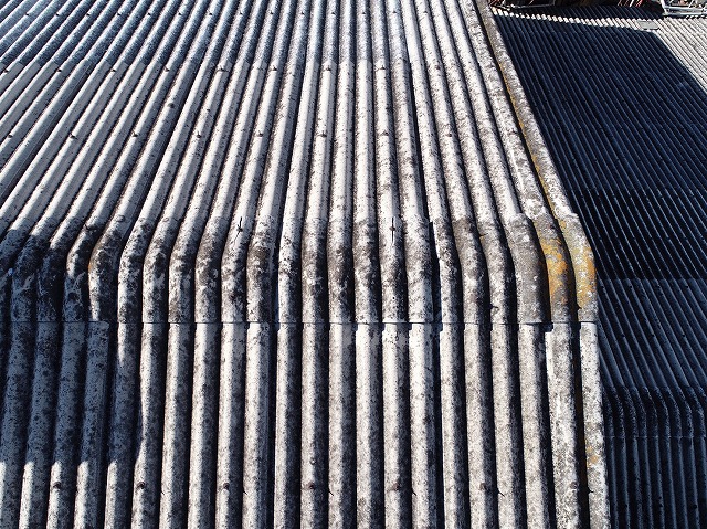 加古川市　工場　スレート屋根　暑さ対策