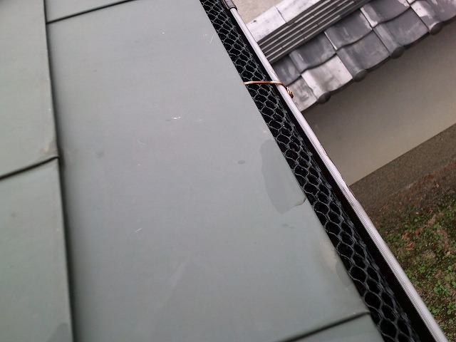 端部付近のネット