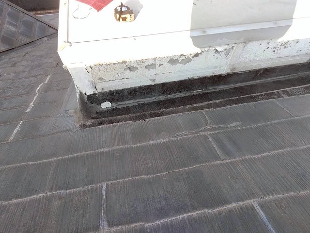 加古川市　煙突根元の劣化