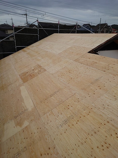 高砂市　構造用合板12ｍｍ　野地補強