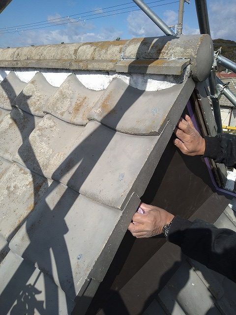 加古川市　板金材の仮合わせ作業