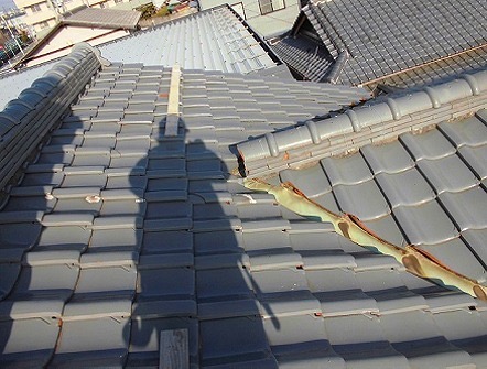加古川市　谷板金修理　八谷全景の点検