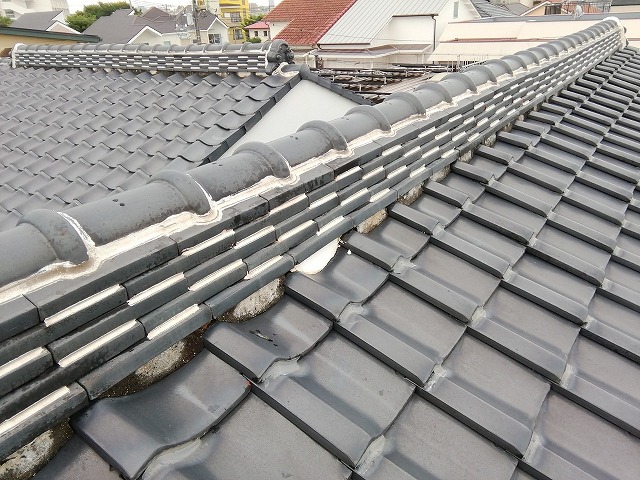 ラバーロックが連続する棟の状態