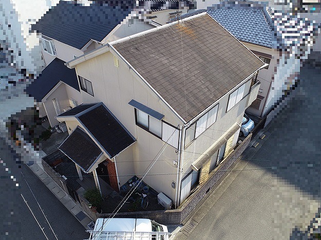 加古川市　全景から確認した屋根の状態