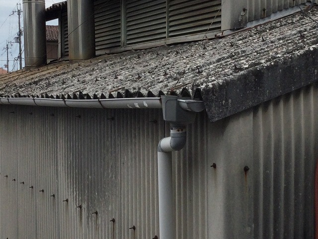 加古川市　工場屋根スレート