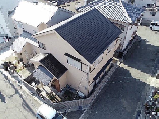 加古川市　外観全体の印象が引き締まる仕上がり