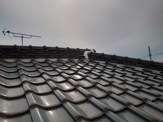 完工後の屋根全体