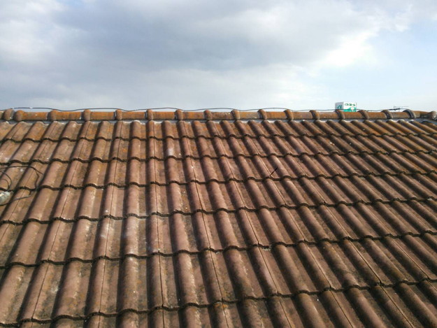 加古川市　棟瓦補強工事完了写真