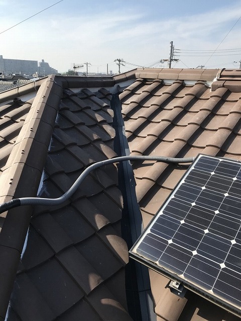 姫路市　谷板金交換工事　施工後チェック
