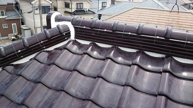 明石市　漆喰工事　完成