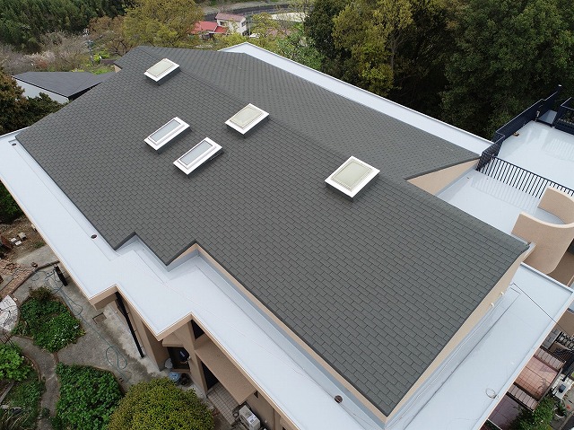 加古川市　ドローンによる屋根の俯瞰調査