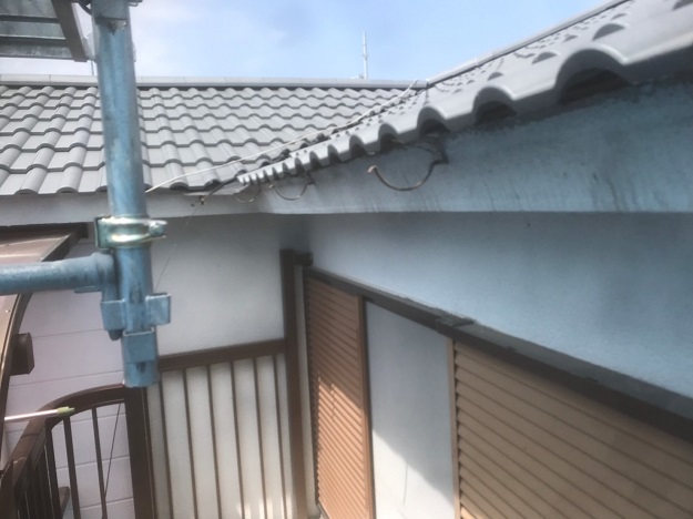 姫路市　雨樋　撤去