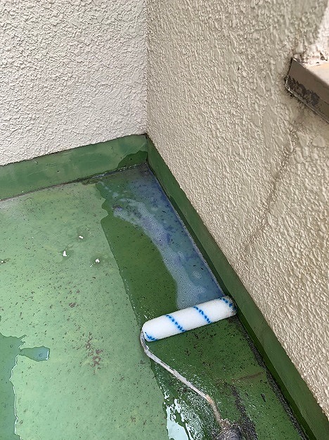 姫路市　ベランダ防水　下地