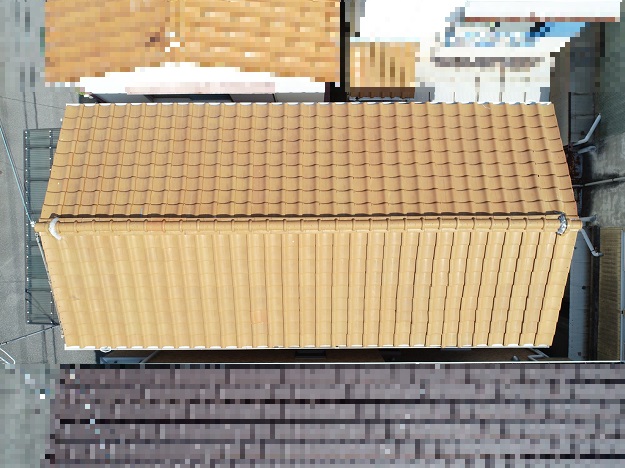 N様邸　明石市　雨漏り現地調査　ドローン