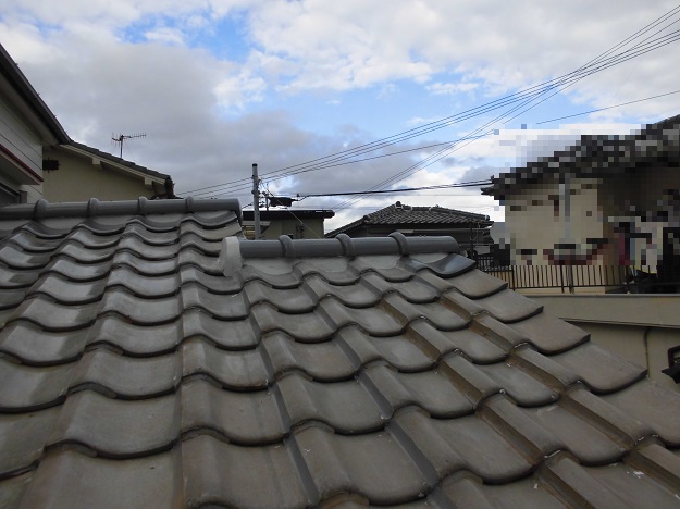 明石市　本棟　隅棟　施工完了