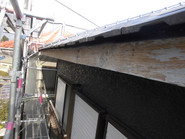 高砂市　破風板板金工事　施工前