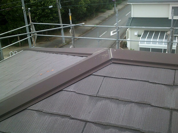 棟の取り合い部の納まりと全体バランスの確認