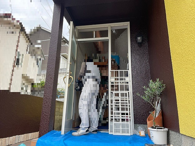 姫路市　玄関　撤去