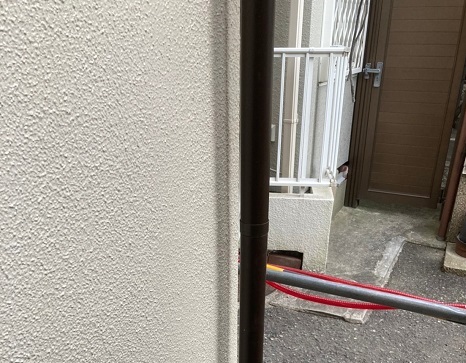 姫路市　竪樋　施工完了
