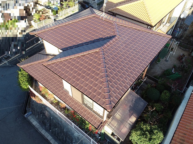 加古川市　I様邸　葺き替え工事のご依頼。営業マンの対応が良いとのお声をいただきました