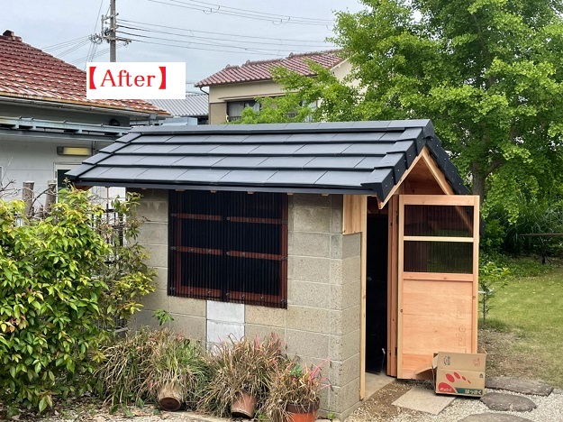 加古郡稲美町　M様　納屋波板　完工