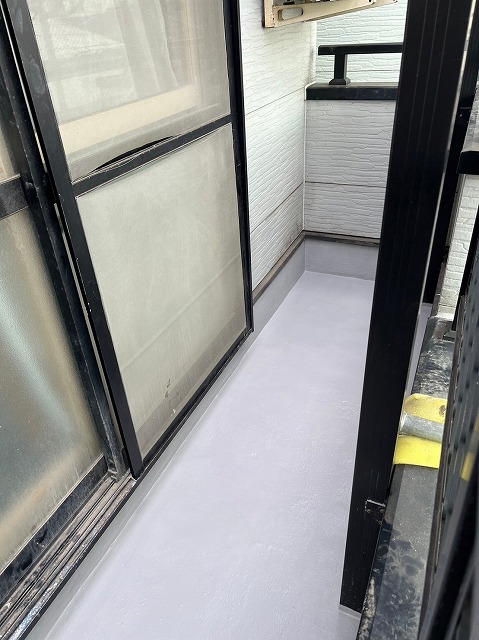 姫路市　ベランダ改修工事　施工完了