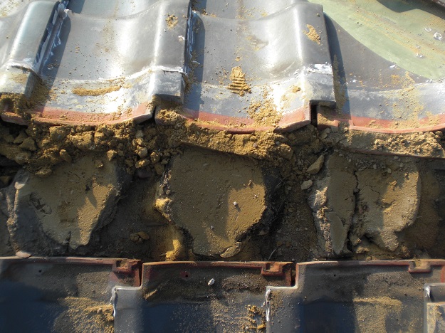 明石市　雨漏り対策箇所　施工中