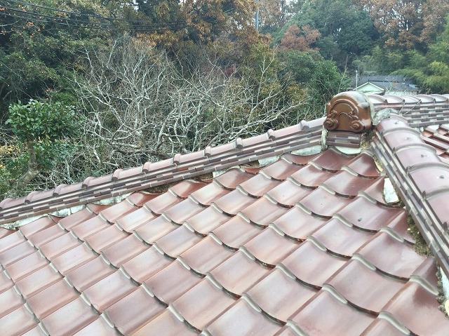 高砂市　塩焼き瓦　漆喰(しっくい)交換時期