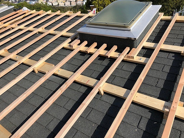 下地の造作準備と墨出し