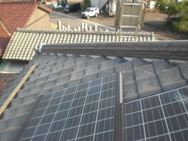 加古川市　棟瓦　修理　完了