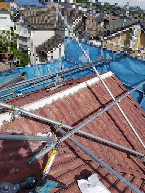 モルロックによる棟下地の形成