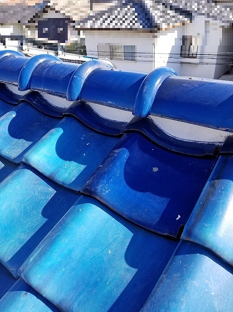 棟瓦の復旧で雨水の通り道をリセット