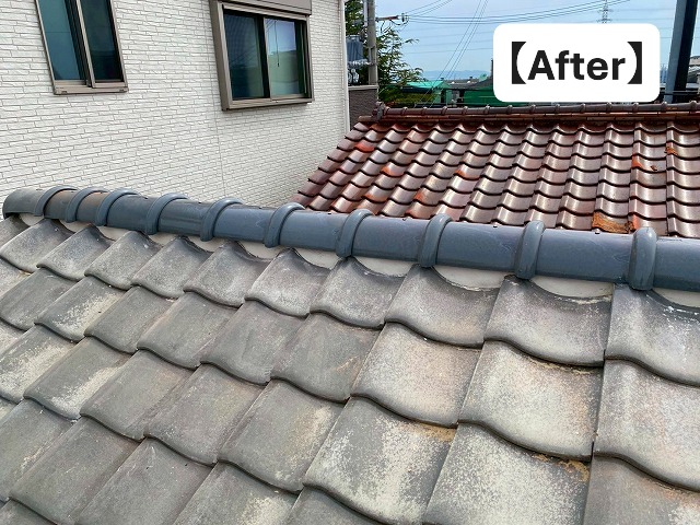 姫路市 雨漏り修理を行った和瓦屋根