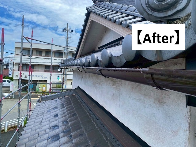 加古川市 耐候性・耐久性に優れた半丸軒樋