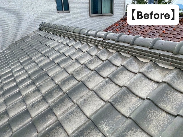 姫路市 雨漏りが発生している和瓦屋根