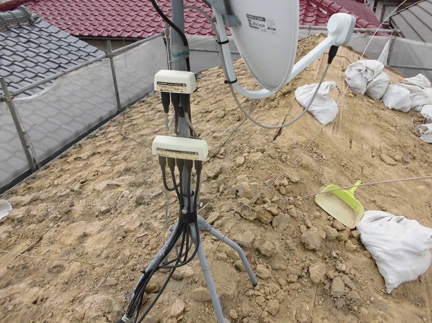 明石市　既存和瓦　撤去