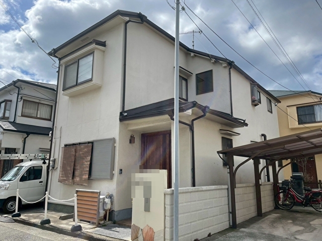 姫路市の塗装検討中の戸建て