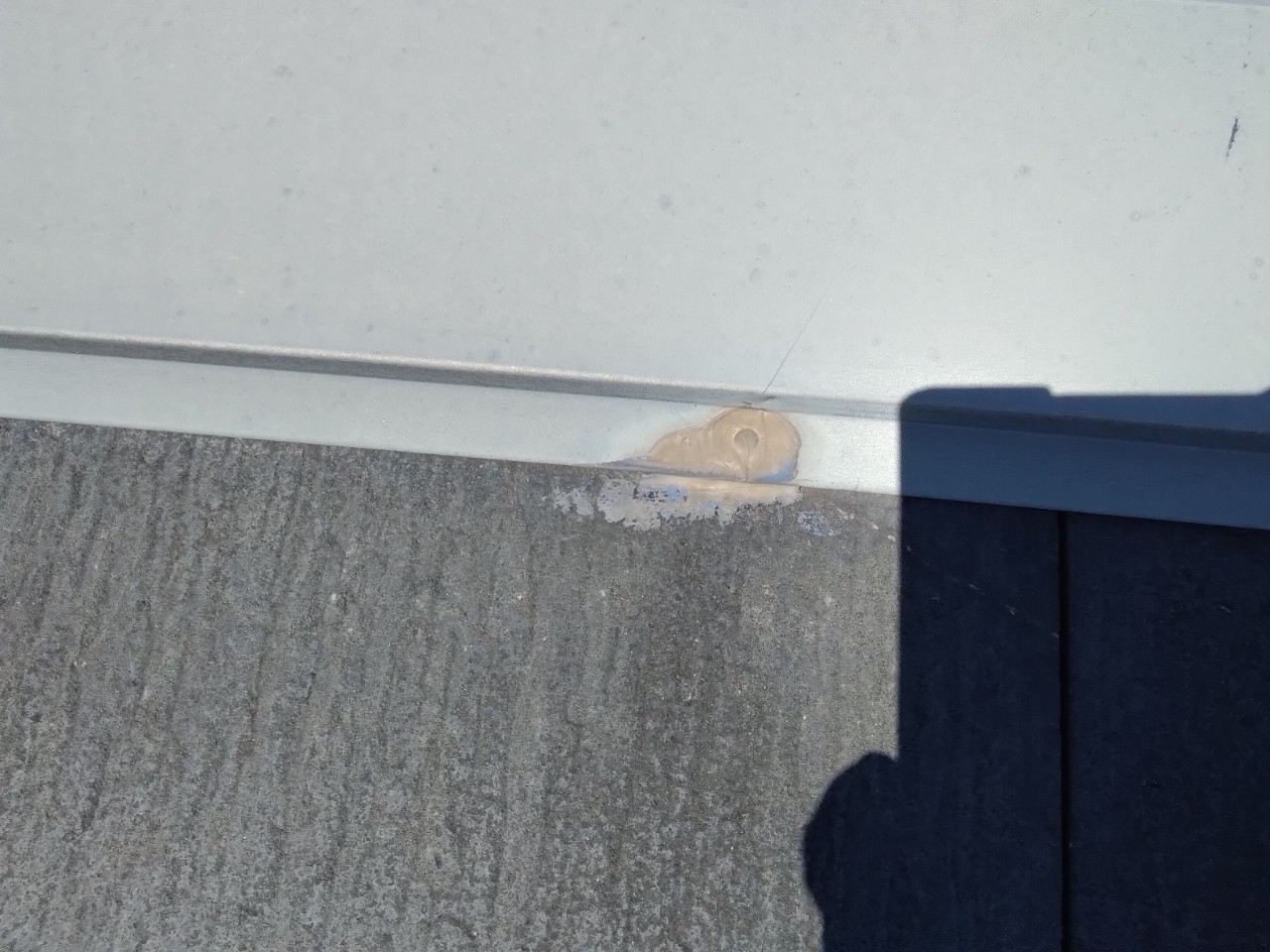 加古川市　棟板金にてっぺん釘打