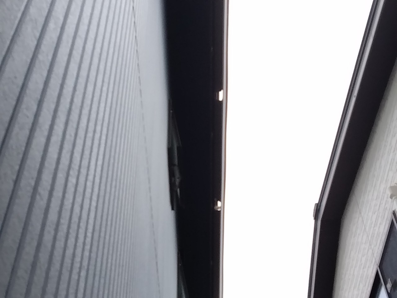 加古川市　大屋根軒樋(角樋)貫通