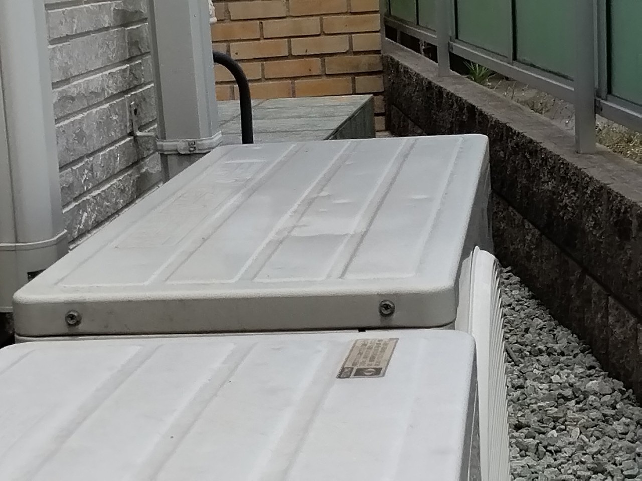 高砂市　室外機雹こん