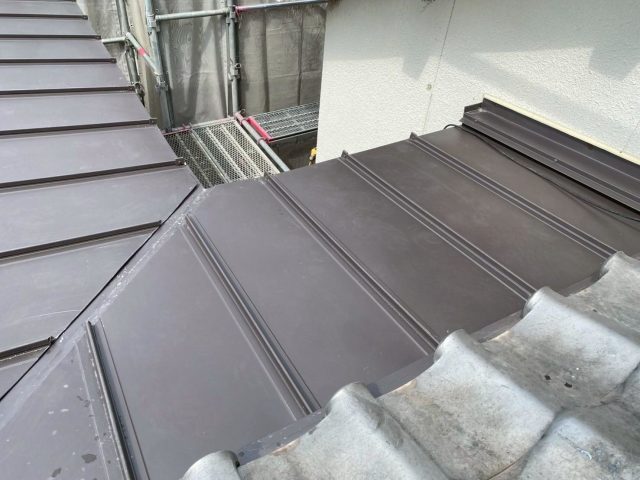 姫路市で屋根の葺き替え完了