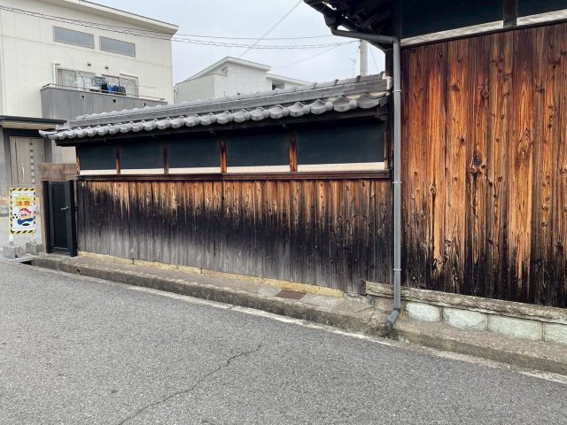 加古川市の傷んでいた外部塀
