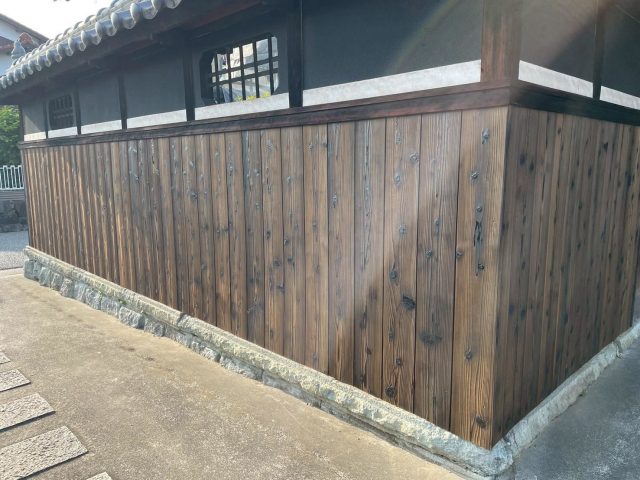 加古川市で外部塀張り替え完了