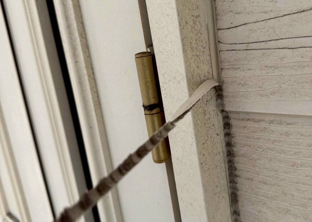 明石市の戸建て　コーキングのはがし