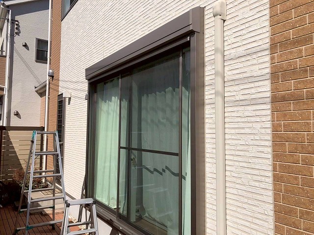 加古川市　シャッターの取り付け後