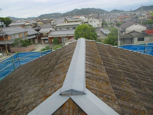 三木市　棟板金　交換　before