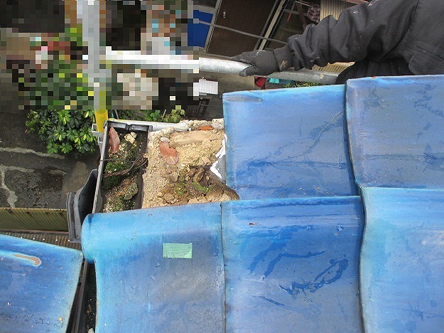 加古郡稲美町　小角瓦　施工事例