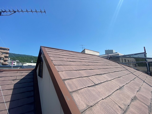 神戸市　屋根カバー工法　施工前