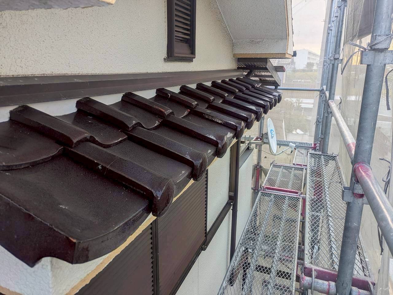 高砂市　下屋根の現況